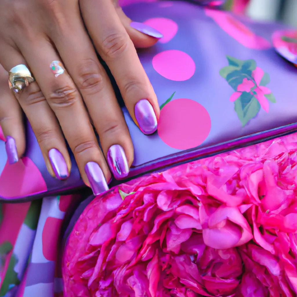 Jakie paznokcie do fuksjowej sukienki?